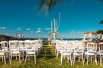 Installation and decoration for outdoor weddings
