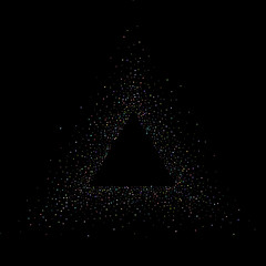 Fototapeta premium Glitter Iridescent Holographic Sparkle Confetti.