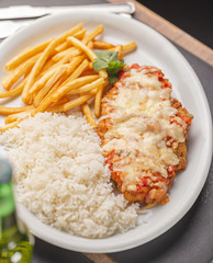 Parmegiana Steak  French Fries