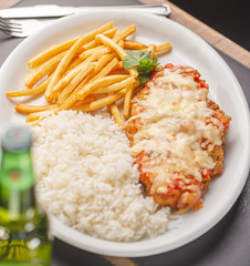 Parmegiana Steak  French Fries