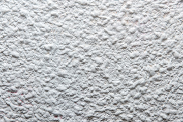 Textura de la pared, gotelé blanco 