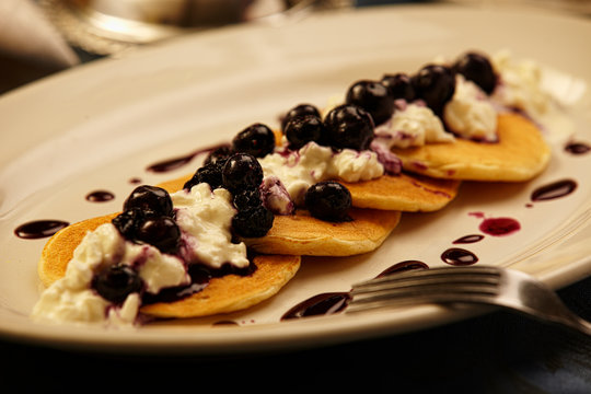 Blitz, Pancakes with bluberries
