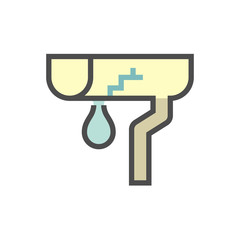 gutter damage icon