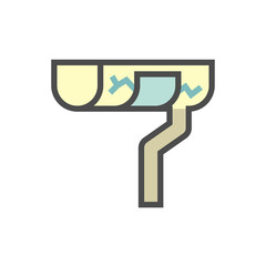 gutter damage icon