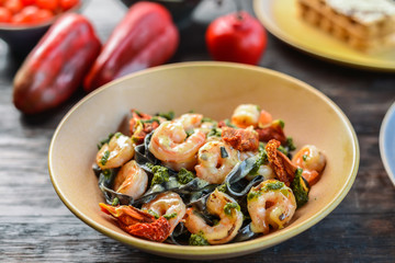 squid ink pasta