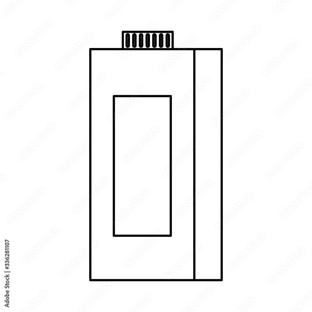 Wall mural bottle product cleaning isolated icon vector illustration design