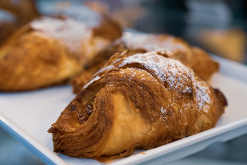 Thousand leaves filled with nuts