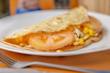 chicken pancake