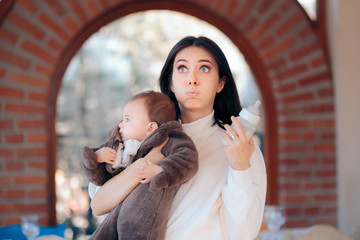Baby Refusing to Eat Frustrating Her Mom 
