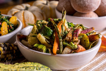 carrots roasted vegetables thanksgiving