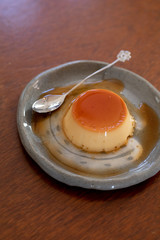 自宅で手作りしたプリン