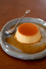 自宅で手作りしたプリン