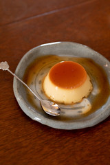 自宅で手作りしたプリン