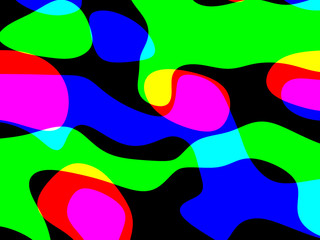 Abstract background with colorful lines