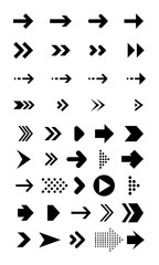 arrow icons set