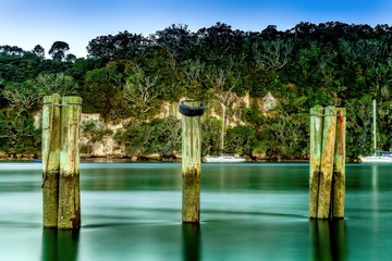 Colorful light reflections of off the external facade of a modern building