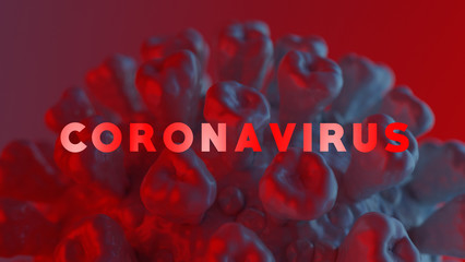 Coronavirus or Covid-19 virus illustration for newspapers, magazines and media. 