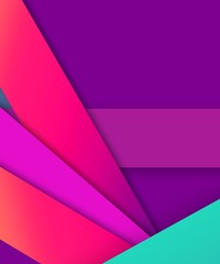 Geometric color blocked pink and purple design 