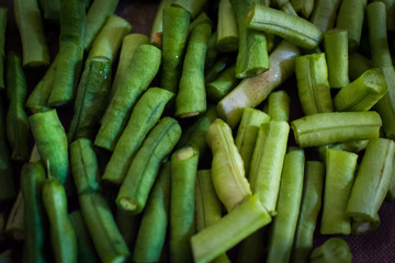 Green beans cut small pieces 