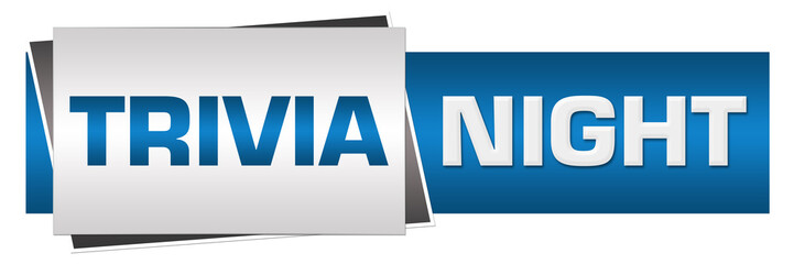 Trivia Night Blue Grey Horizontal 