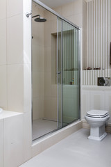 interior of hotel modern bathroom