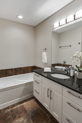 Fototapeta na wymiar Modern Bathroom Interior