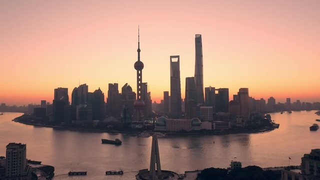 Aerial photo of Shanghai, China