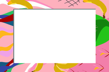 Obraz premium Abstract photo frame. Empty space for photos