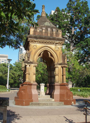 Fototapeta na wymiar Frazer Fountain Hyde Park Sydney