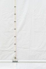 White party event tent detail
