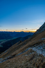 Aggenstein at sunset in the Tannheimer Tal