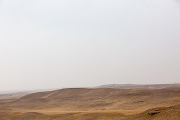 View to the desert near Giza