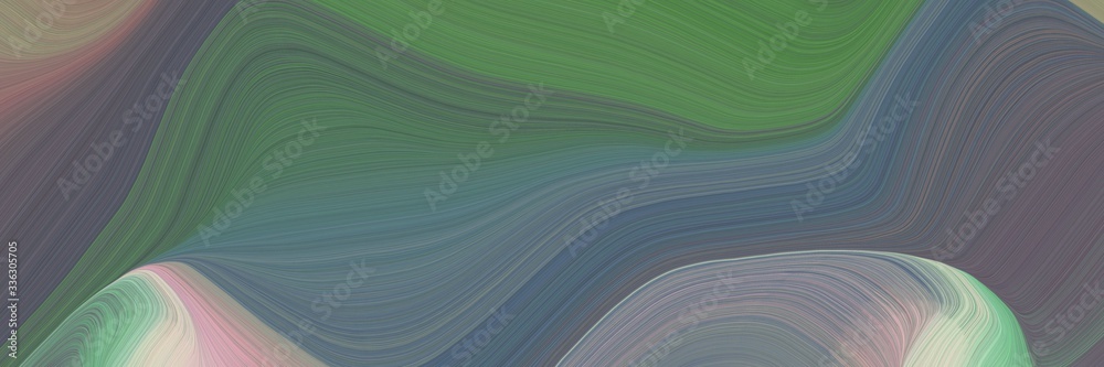 Poster decorative background graphic with modern waves background design with dim gray, silver and gray gra