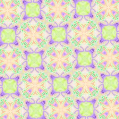 Abstract fractal background 3D rendering illustration,fractal texture.Abstract multicolored fractal seamless pattern.