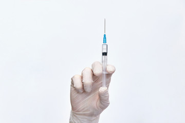 Doctor hand holf medicine vaccine. Anti virus health treatment. Medical nurse surgical. Pharmacy...