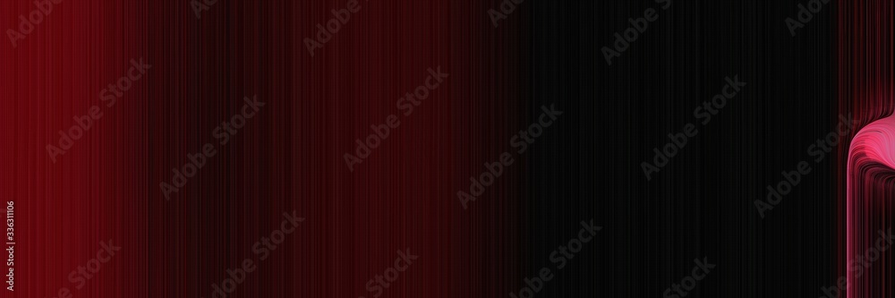 Aufkleber elegant surreal banner with very dark red, dark red and moderate pink colors. fluid curved lines wit