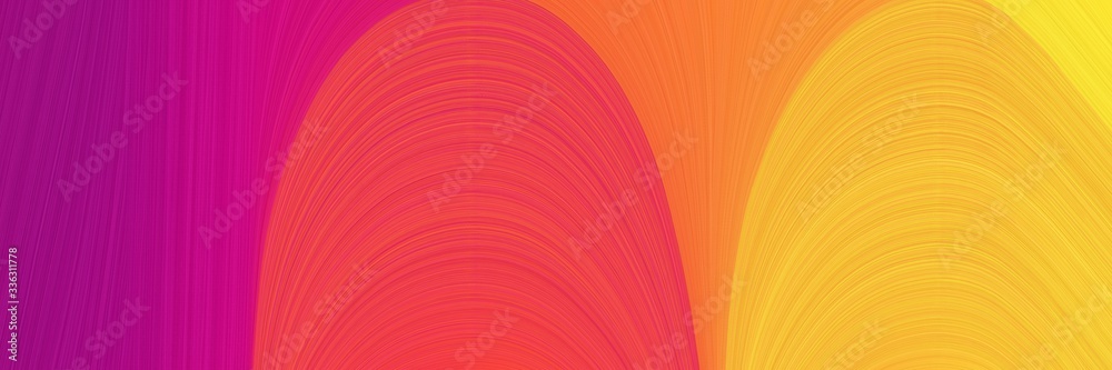 Poster elegant surreal banner with pastel orange, moderate pink and coral colors. fluid curved lines with d
