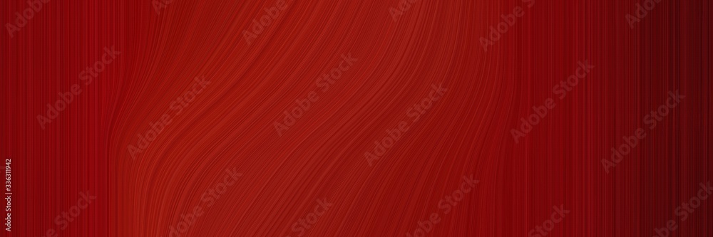 Poster elegant surreal header design with maroon, dark red and very dark red colors. fluid curved lines wit
