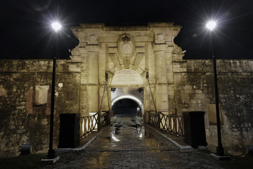 Exiting from Castillo de los Tres Reyes Magos del Morro