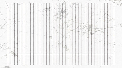 3d rendering of paper with line marked there