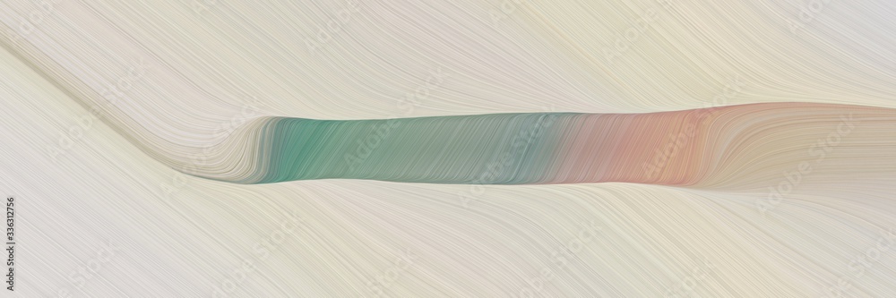 Poster elegant artistic designed horizontal header with pastel gray, light slate gray and rosy brown colors