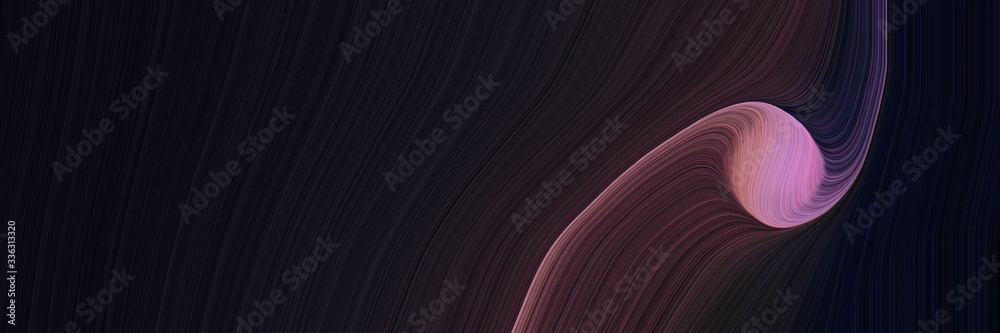 Poster elegant modern designed horizontal header with very dark pink, rosy brown and old mauve colors. flui
