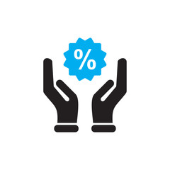 DISCOUNT ICON , COMMERCE ICON