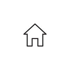 Fototapeta premium Home icon in trendy flat style isolated on background. Home icon page symbol for your web site design. House icon logo, app, UI. Vector illustration, EPS10.