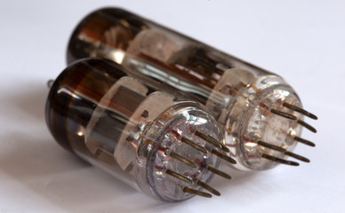 Old diode lamps of different sizes