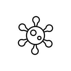 virus icon vector design template