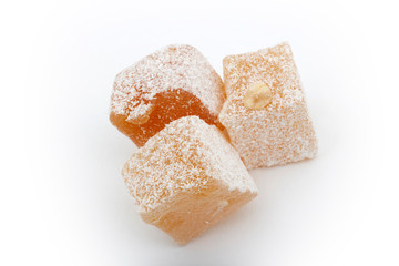 traditional Turkish delight with nuts