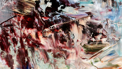 Colorful abstract background wallpaper. Modern motif visual art.  Mixtures of oil paint. Trendy hand painting canvas. Wall decor and Wall art prints Idea.  3D Texture.Colorful abstract 