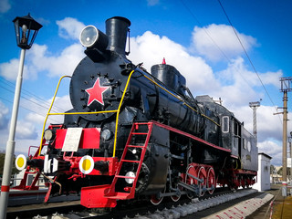 Naklejka premium Тепловоз