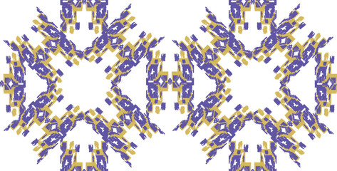 Seamless abstract pattern. Geometric embroidery. Folk ornament. Tribal vector texture.